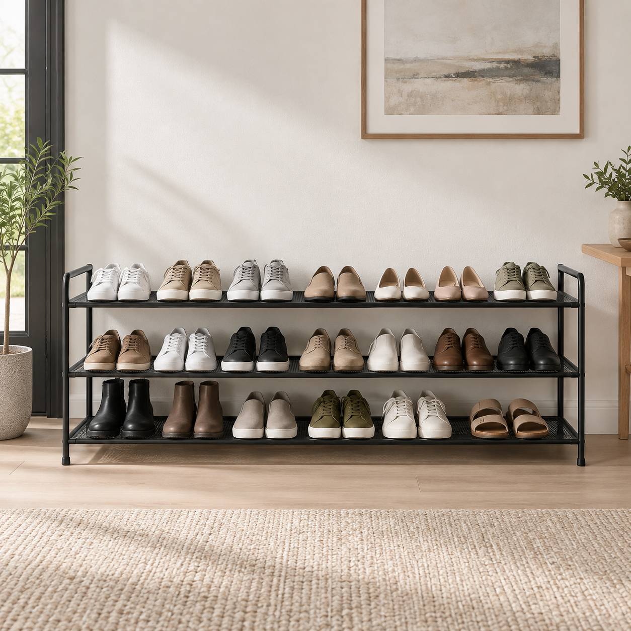 SONGMICS Sapateira de 3 Níveis, 20 a 24 Pares